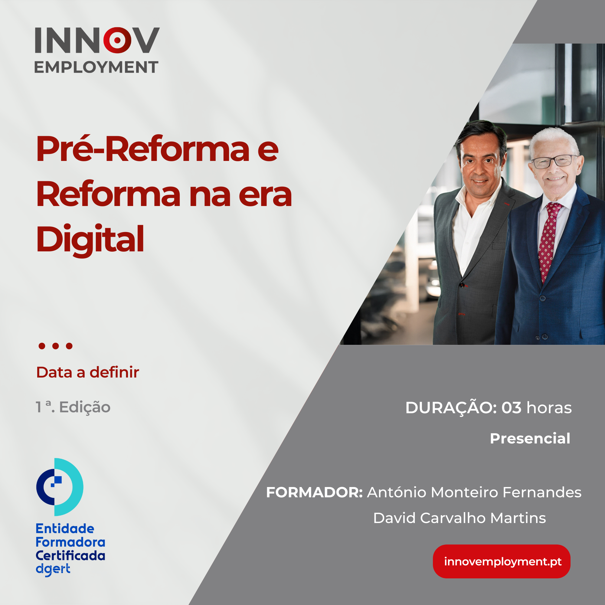 Pré-Reforma e Reforma na era Digital