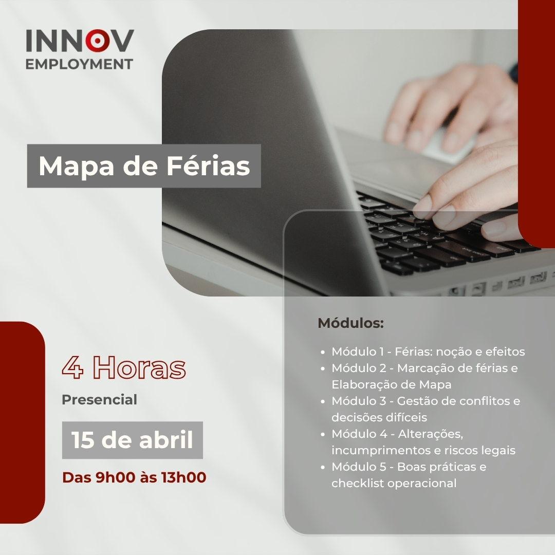 Mapa de Férias - Preenchimento Prático